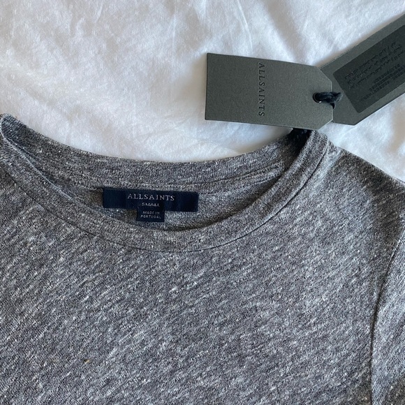 All Saints Tina LS dress Merl Grey - Picture 2 of 3